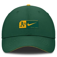 Men's Nike Green Oakland Athletics Club Primetime Adjustable Hat