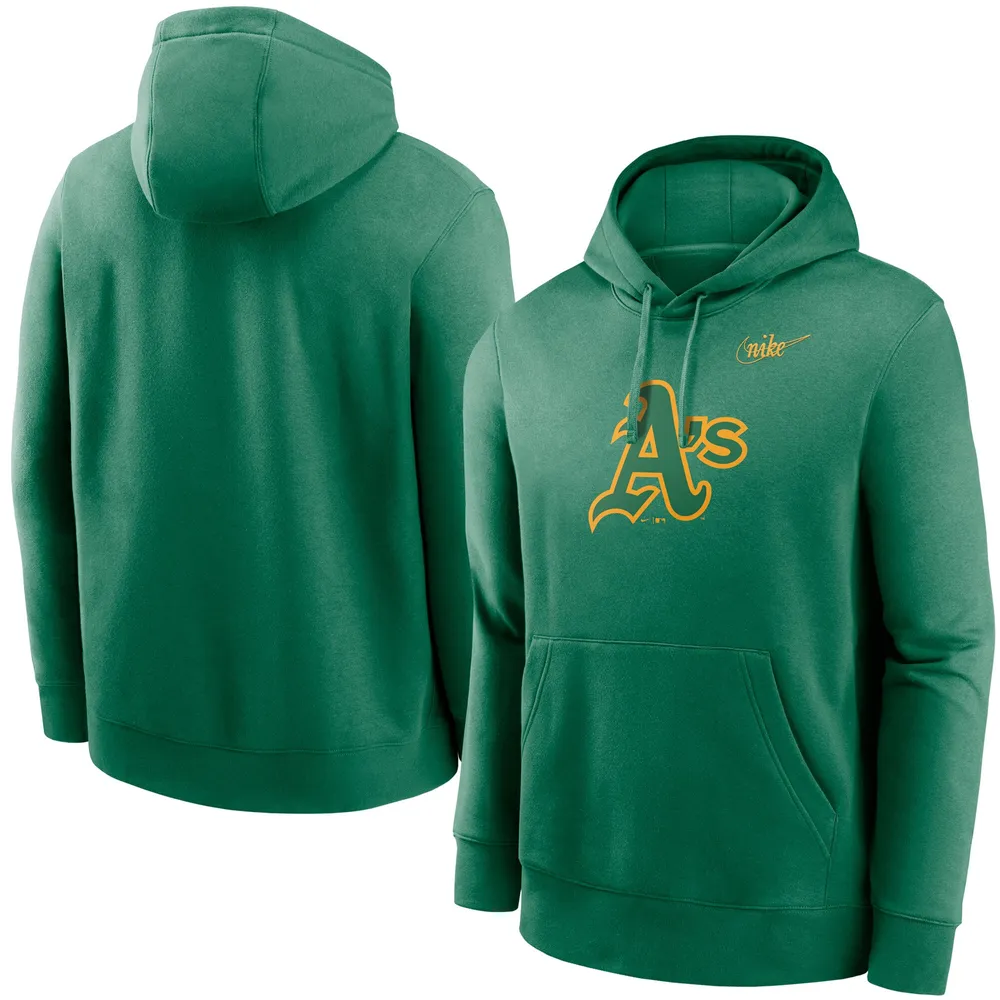 Lids Oakland Athletics Nike Cooperstown Collection Logo Club Pullover  Hoodie - Green