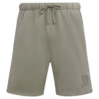 Men's Pro Standard Pewter Athletics Neutral Fleece Shorts