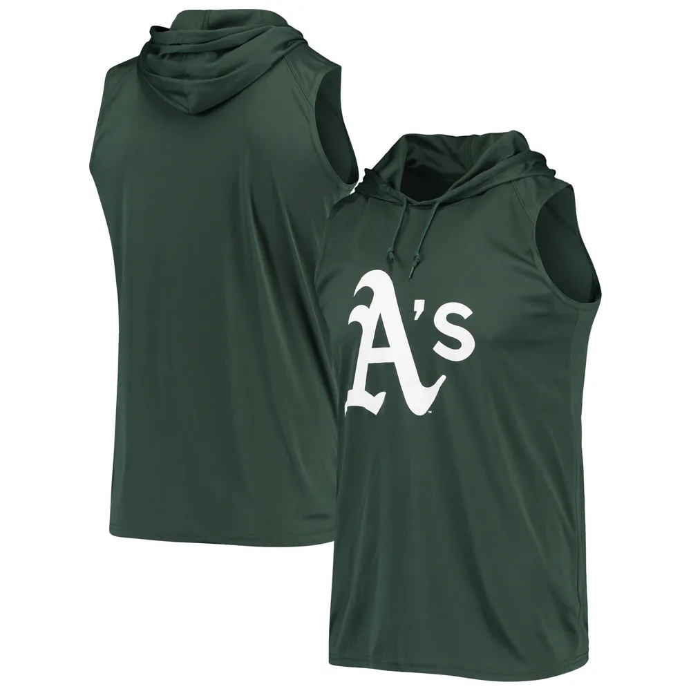 Stitches Youth Boys Green and White Oakland Athletics Team T-shirt