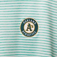 Men's Vineyard Vines Green Oakland Athletics Heathered Winstead Sankaty Polo