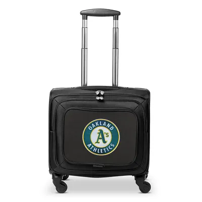 Oakland Athletics MOJO 14'' Laptop Overnighter Wheeled Bag- Black