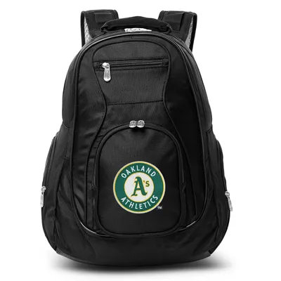 Oakland Athletics MOJO 19'' Laptop Travel Backpack - Black