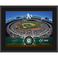 Plaque d'équipe sublimée Oakland Athletics 10,5" x 13"