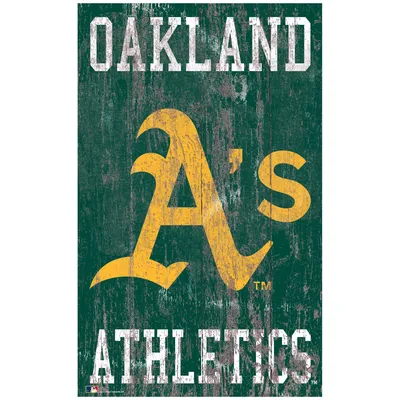 Oakland Athletics 24'' Round Heritage Logo Sign