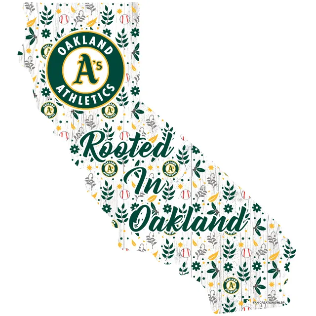 Men's Oakland Athletics Fanatics Branded Gold Rooted In Oakland T