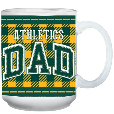 Oakland Athletics 15oz. Buffalo Plaid Father's Day Mug