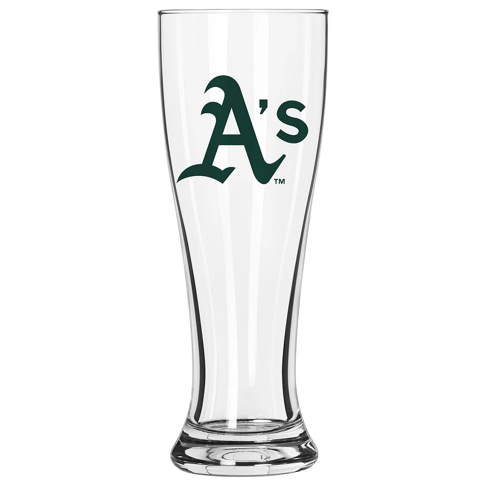 Verre à bière Pilsner de 16 oz des Oakland Athletics pour le jour du match