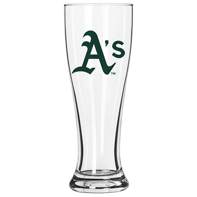 Verre à bière Pilsner de 16 oz des Oakland Athletics pour le jour du match