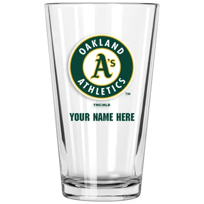 Oakland Athletics 16oz. Personalized Pint Glass