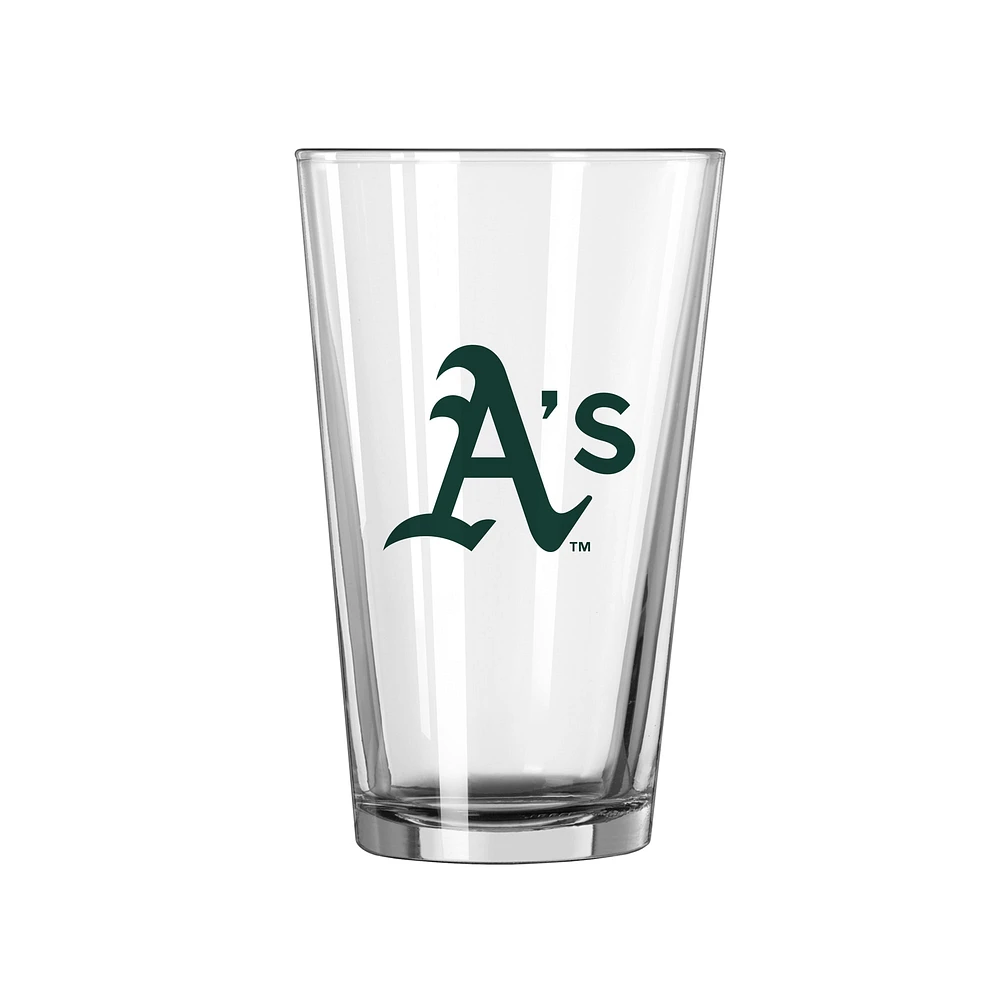 Oakland Athletics 16oz. Team Wordmark Game Day Pint Glass