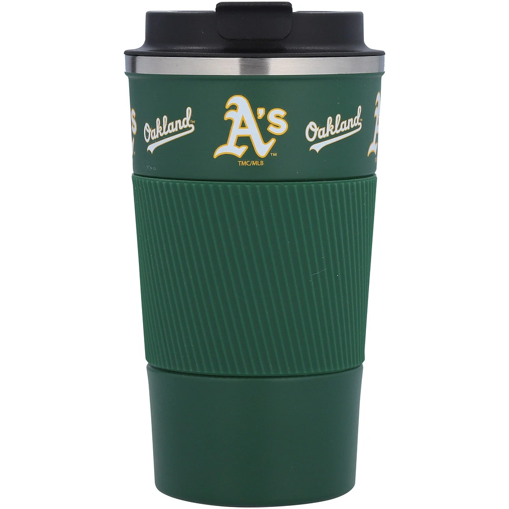 Oakland Athletics Gobelet à café 18 oz avec poignée en silicone