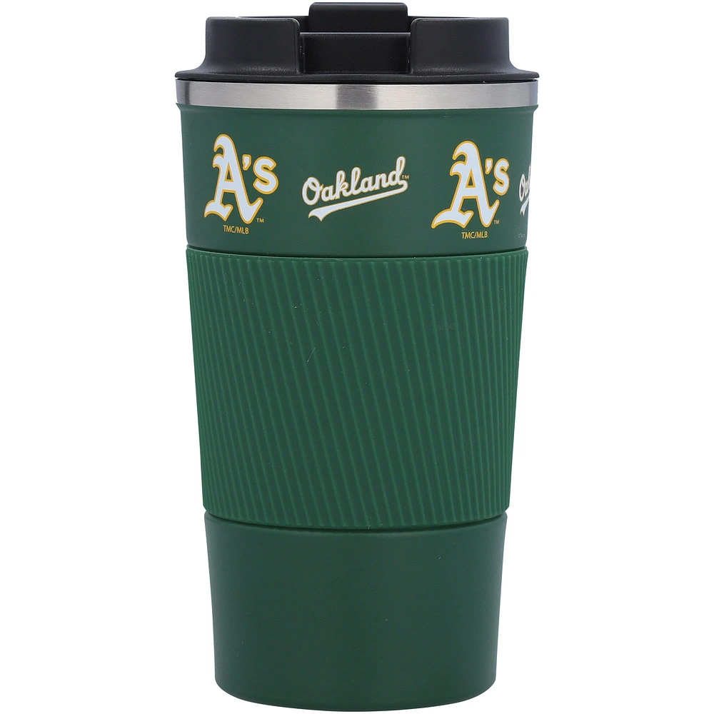 Oakland Athletics Gobelet à café 18 oz avec poignée en silicone