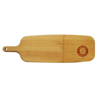 Oakland Athletics Bamboo Paddle Cutting and Serving Board