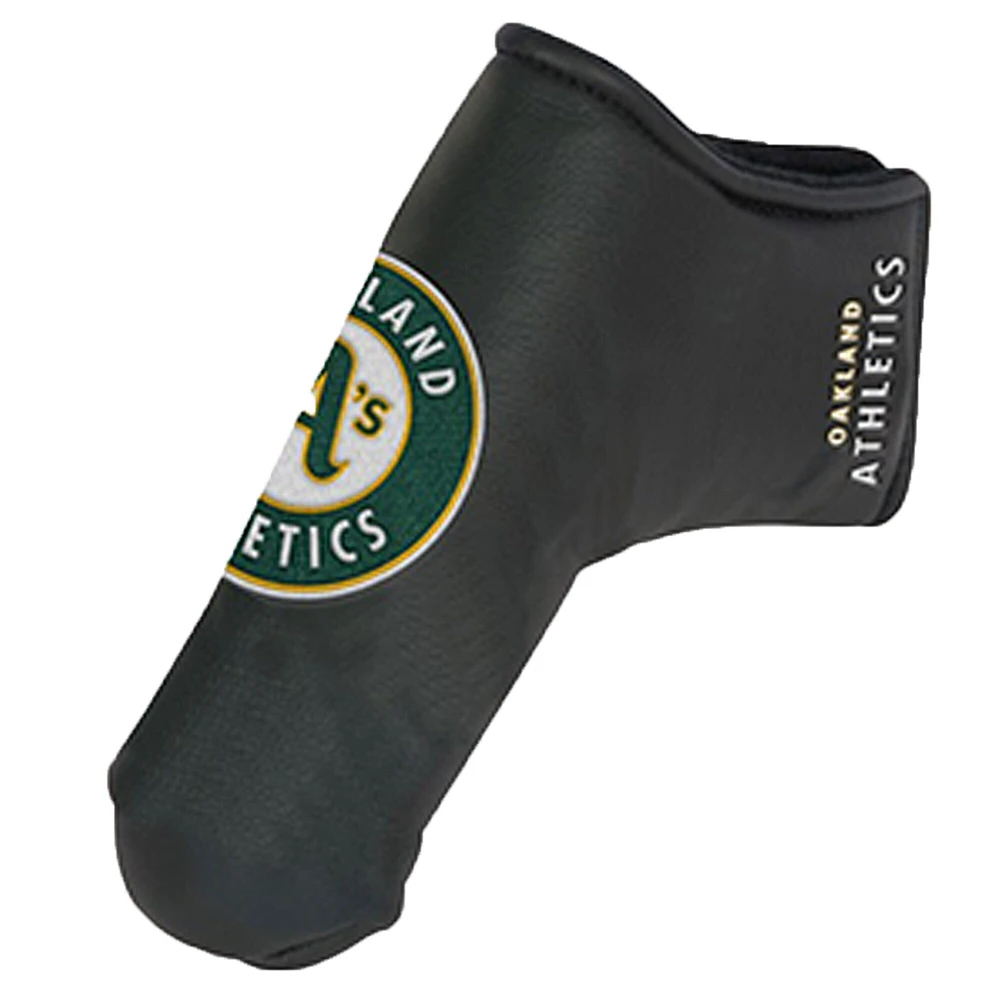 Housse de lame de putter Oakland Athletics noire