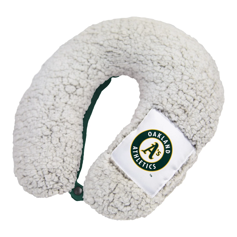 Oakland Athletics Frosty Sherpa Neck Pillow