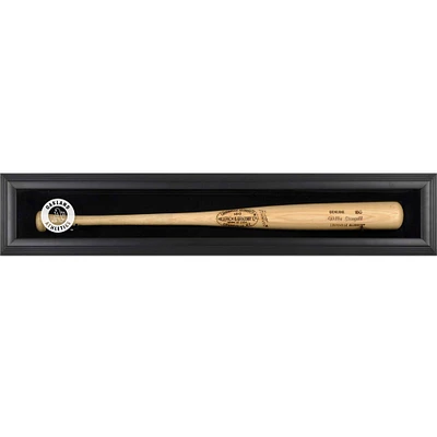 Oakland Athletics Logo Black Framed Single Bat Display Case
