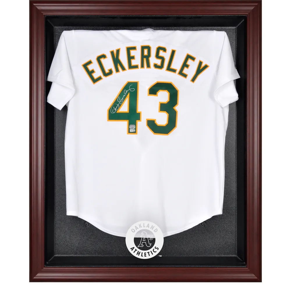 Lids Oakland Athletics Fanatics Authentic Mahogany Framed Logo Jersey  Display Case