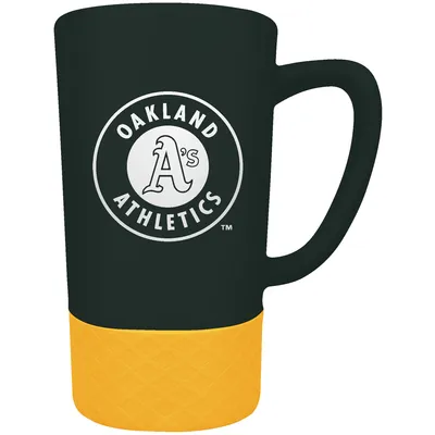 Oakland Athletics Team Logo 16oz. Laser Etched Jump Mug