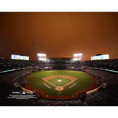 New York Mets Unsigned Nighttime General View Photograph