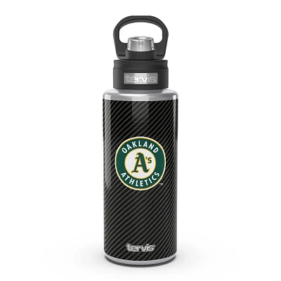 Tervis Oakland Athlétisme 32oz. Bouteille à large goulot en fibre de carbone