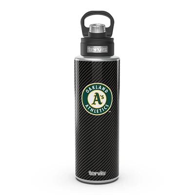 Tervis Oakland Athlétisme 40oz. Bouteille d'eau à large goulot en fibre de carbone