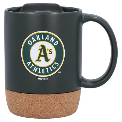 The Memory Company Oakland Athletics Cork Bottom Mug with Lid