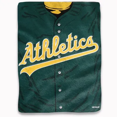 Oakland Athletics The Northwest Company 50'' x 60'' Jersey Silk Touch Throw Plush Blanket