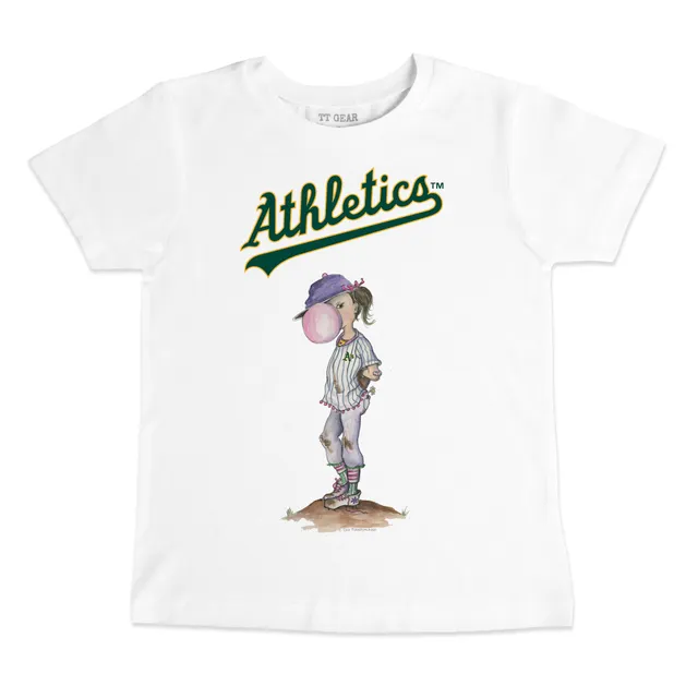 Lids Oakland Athletics Tiny Turnip Toddler Bubbles T-Shirt - White