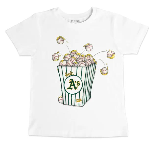 Lids Oakland Athletics Tiny Turnip Women's Bubbles T-Shirt - White