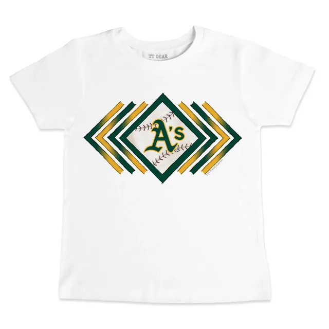 Lids Oakland Athletics Tiny Turnip Women's Base Stripe T-Shirt