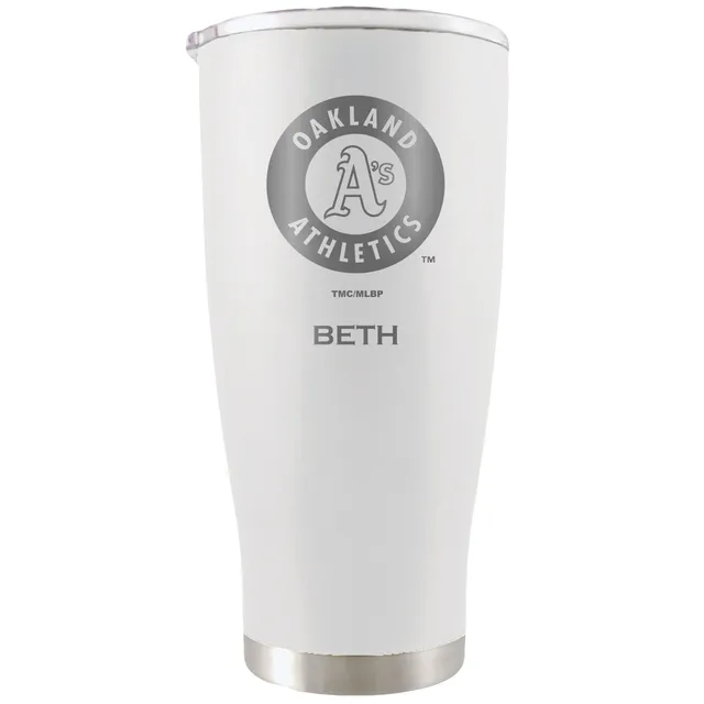 Las Vegas Raiders The Memory Company White Personalized 30oz. Stainless  Steel Bluetooth Tumbler