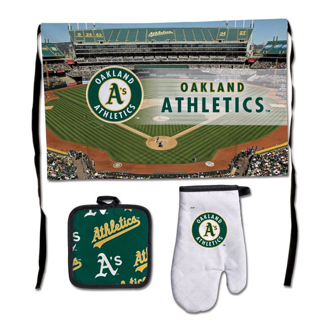 Ensemble de barbecue de luxe WinCraft Oakland Athletics