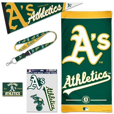 Pack d'accessoires pour supporters WinCraft Oakland Athletics House