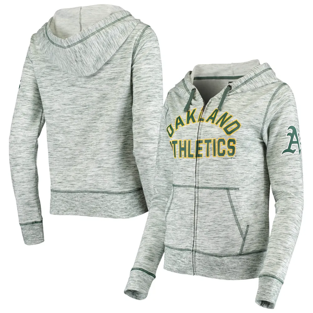 Green Bay Packers New Era Women's Camo Full-Zip Hoodie - Black