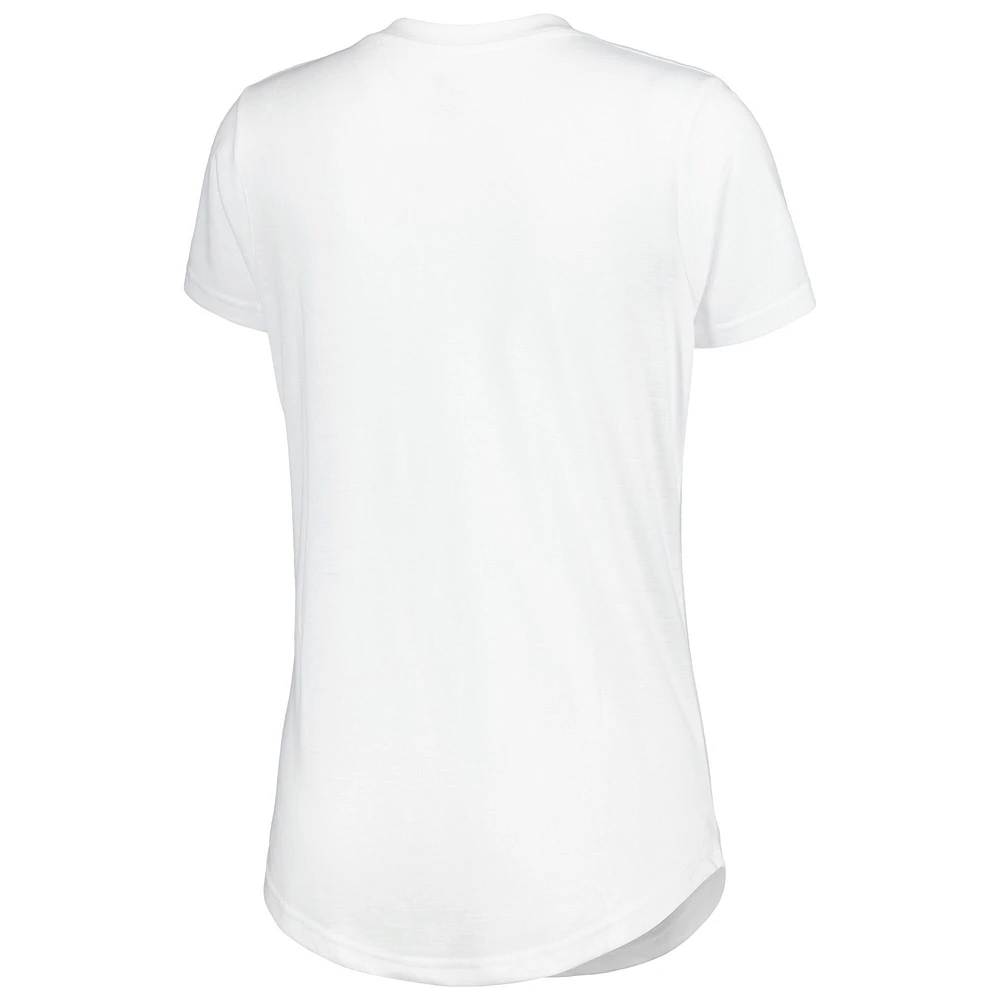 Ensemble de nuit pour femme avec t-shirt et leggings Oakland Athletics Sonata, anthracite/blanc, Concepts Sport