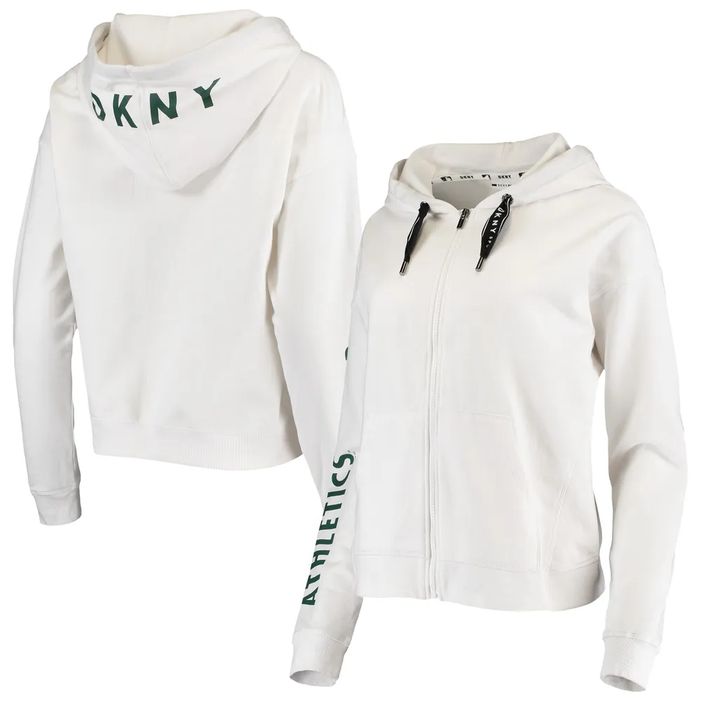 Antigua Women's Oakland Athletics Green Victory Hooded Pullover