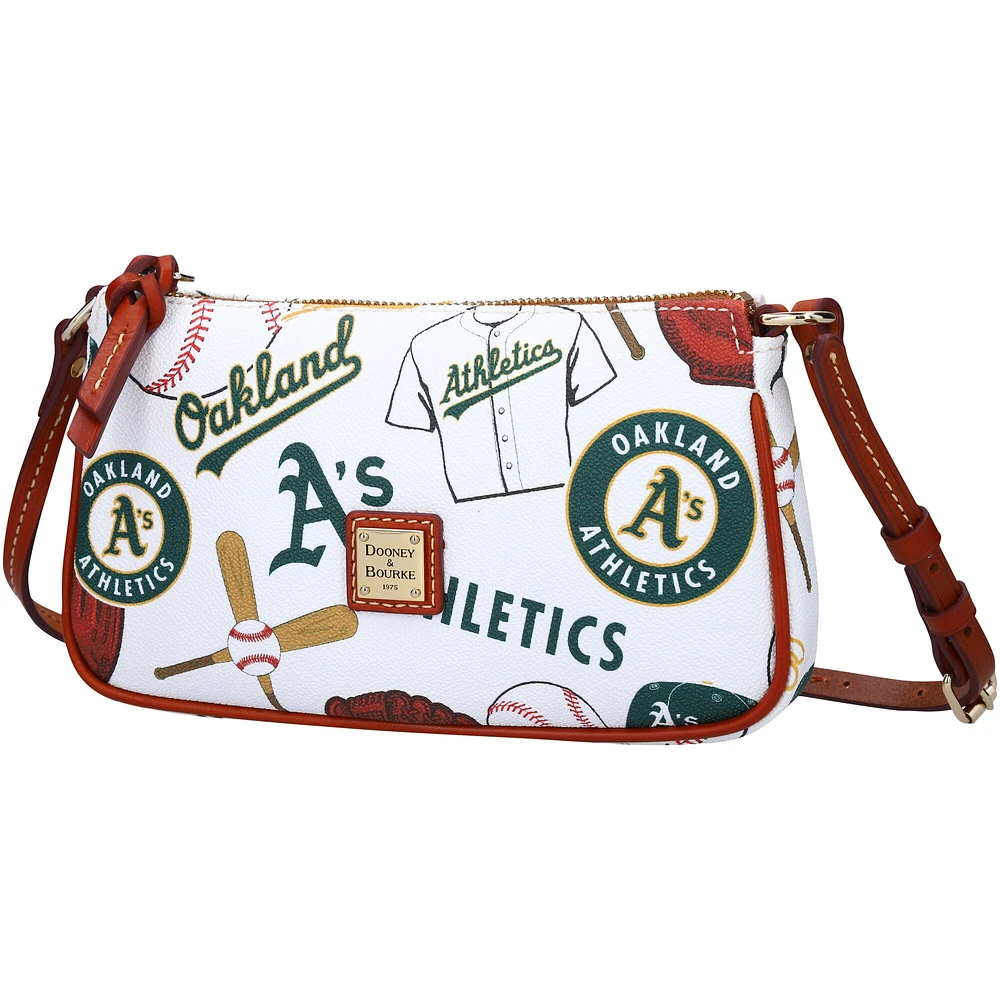 Sac à bandoulière Gameday Lexi pour femme Dooney & Bourke Oakland Athletics avec petit porte-monnaie