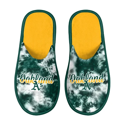 Chaussons FOCO Oakland Athletics Team Scuff Slide pour femmes