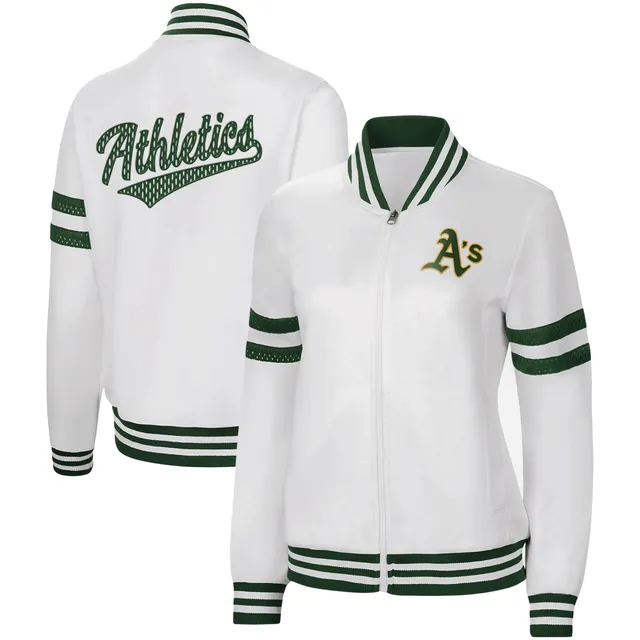 Women's G-III 4Her by Carl Banks White Detroit Tigers Gamer Full-Zip Track Jacket Size: Extra Small