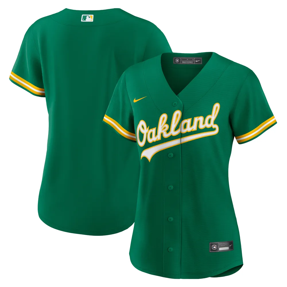 Youth Nike Kelly Green Oakland Athletics Alternate Replica Team Jersey 