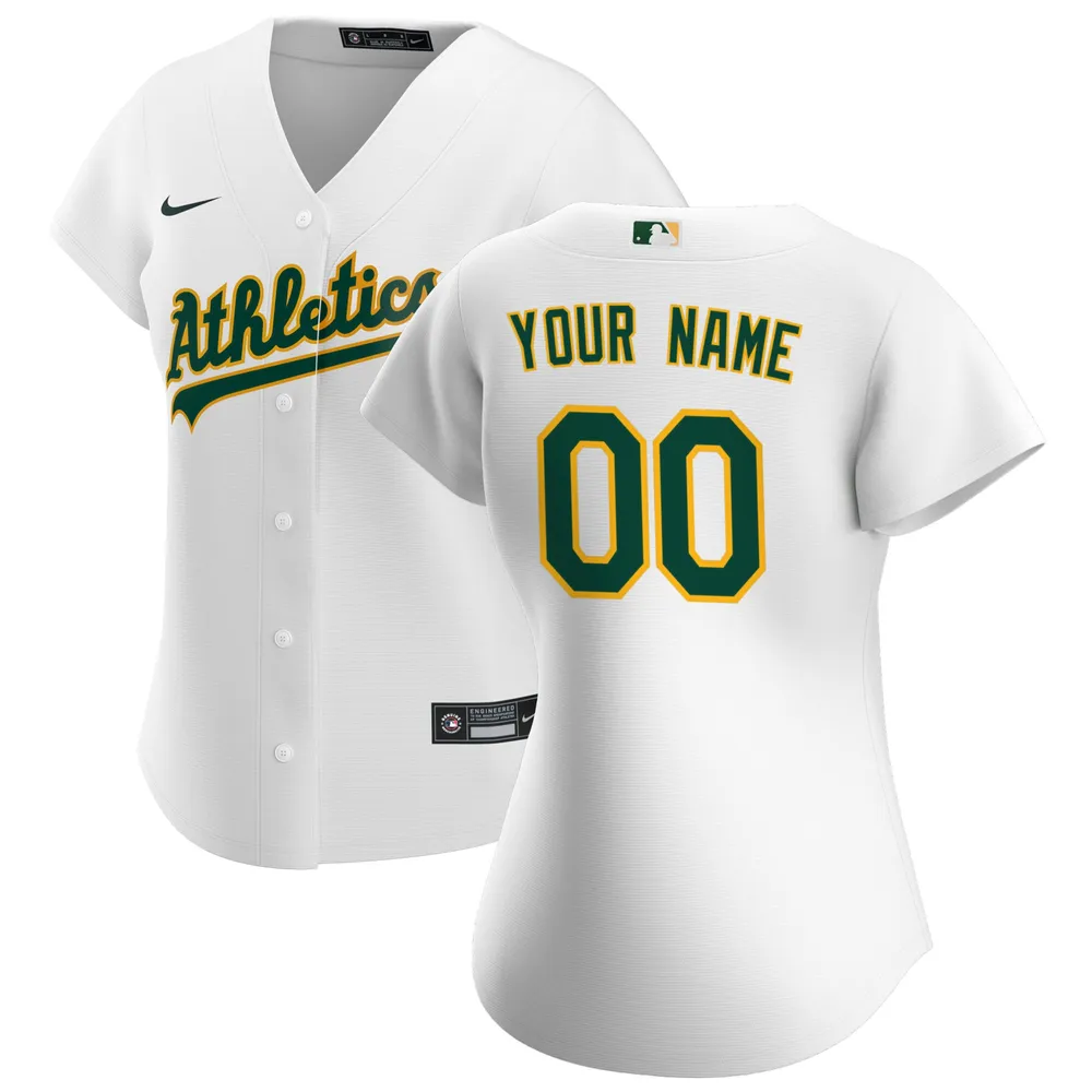 Athletics Personalized Authentic Grey Green Cool Base Jersey (S-3XL)