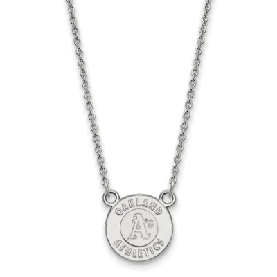 Oakland Athletics Women's Small Logo Sterling Silver Pendant Necklace