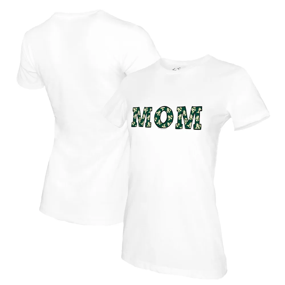 Lids Oakland Athletics Tiny Turnip Women's Mom T-Shirt - White