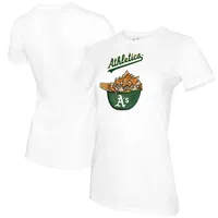 Lids Oakland Athletics Tiny Turnip Women's Nacho Helmet T-Shirt