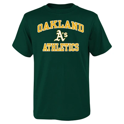 T-shirt vert Heart & Soul des Athletics d'Oakland pour jeunes