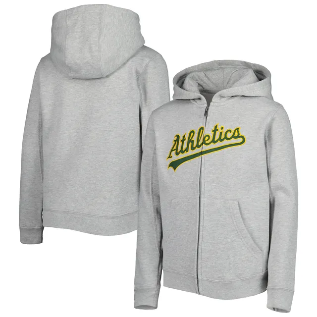 Fanatics Oakland A's Fleece Pullover Mens Hoodie (Green)