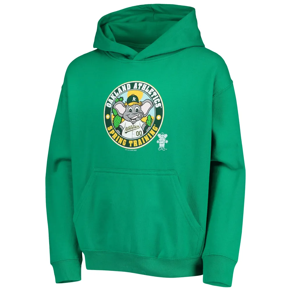 Majestic Athletic Oakland Athletics Logo Crewneck Athletics Green