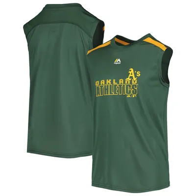 Men's Oakland Athletics Majestic Gold Official Cool Base Team Jersey