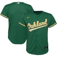 Maillot réplique alternatif vert pour jeunes des Oakland Athletics de Nike